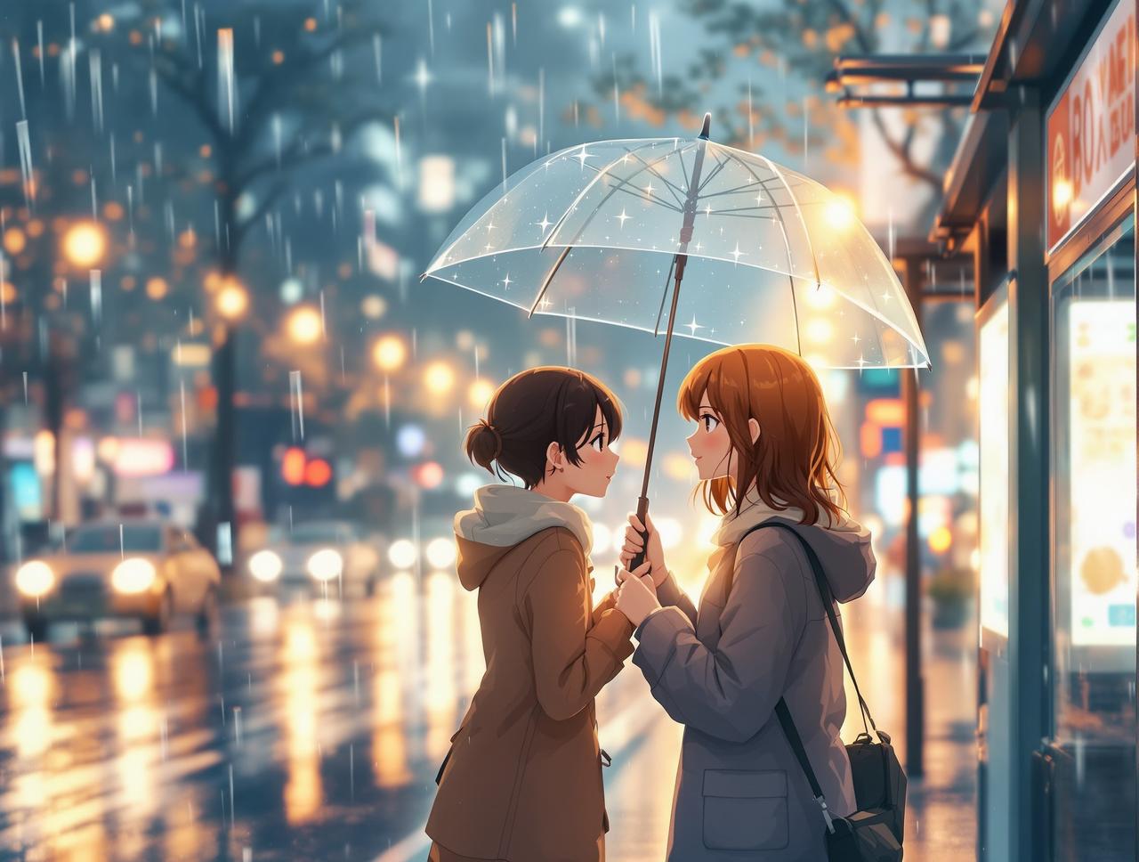 雨天的约定 - 热门短剧网盘资源都市情感题材短剧封面